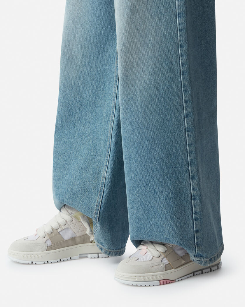 Area Patchwork Sneaker axel arigato Area Patchwork Sneaker Dark Beige/Light Pink