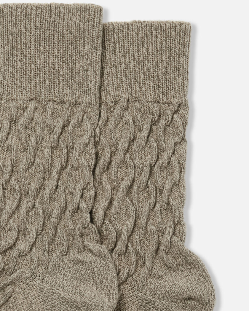 Cable Melange Socks axel arigato Cable Melange Socks Mixed Beige