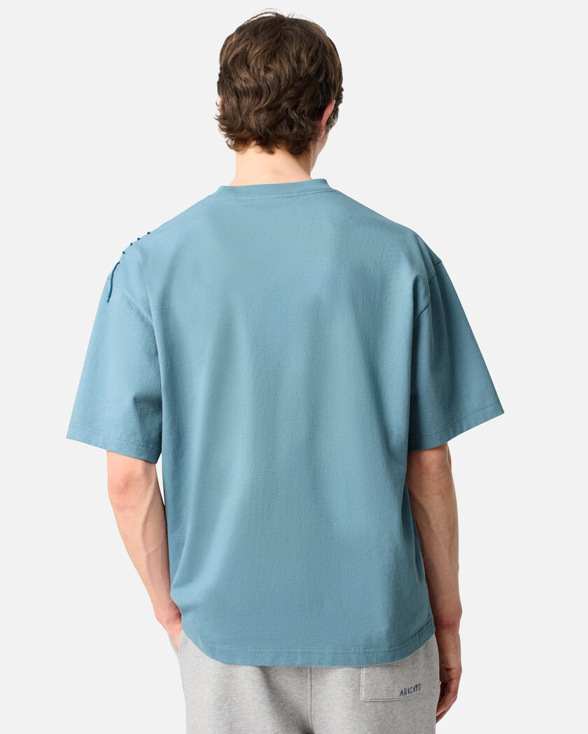 Threaded T-Shirt axel arigato Threaded T-Shirt Dusty Blue