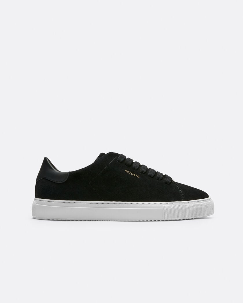 Clean 90 Suede Sneaker axel arigato Clean 90 Suede Sneaker Black/White