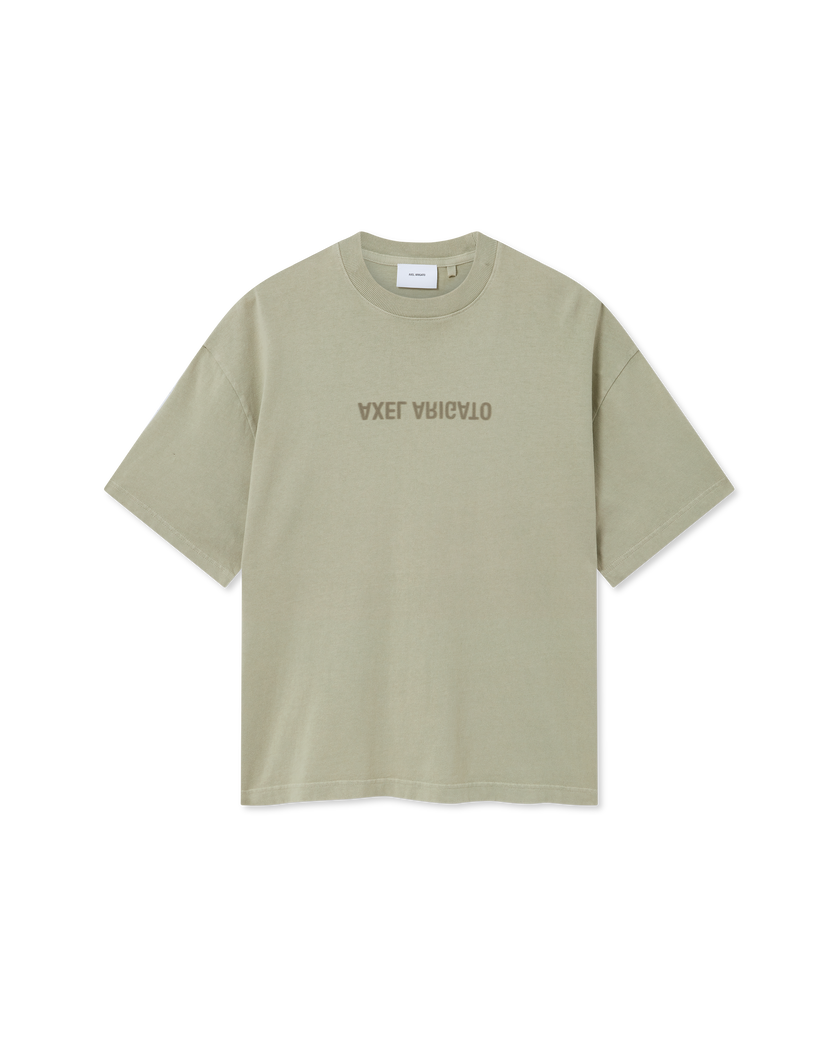 Distort Washed T-Shirt axel arigato Distort Washed T-Shirt Dusty Green