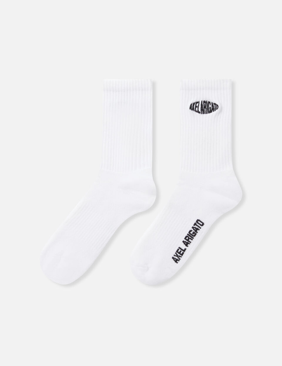 Distort Logo Socks axel arigato Distort Logo Socks White