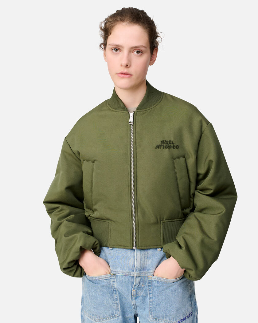 Lola Bomber Jacket axel arigato Lola Bomber Jacket Green