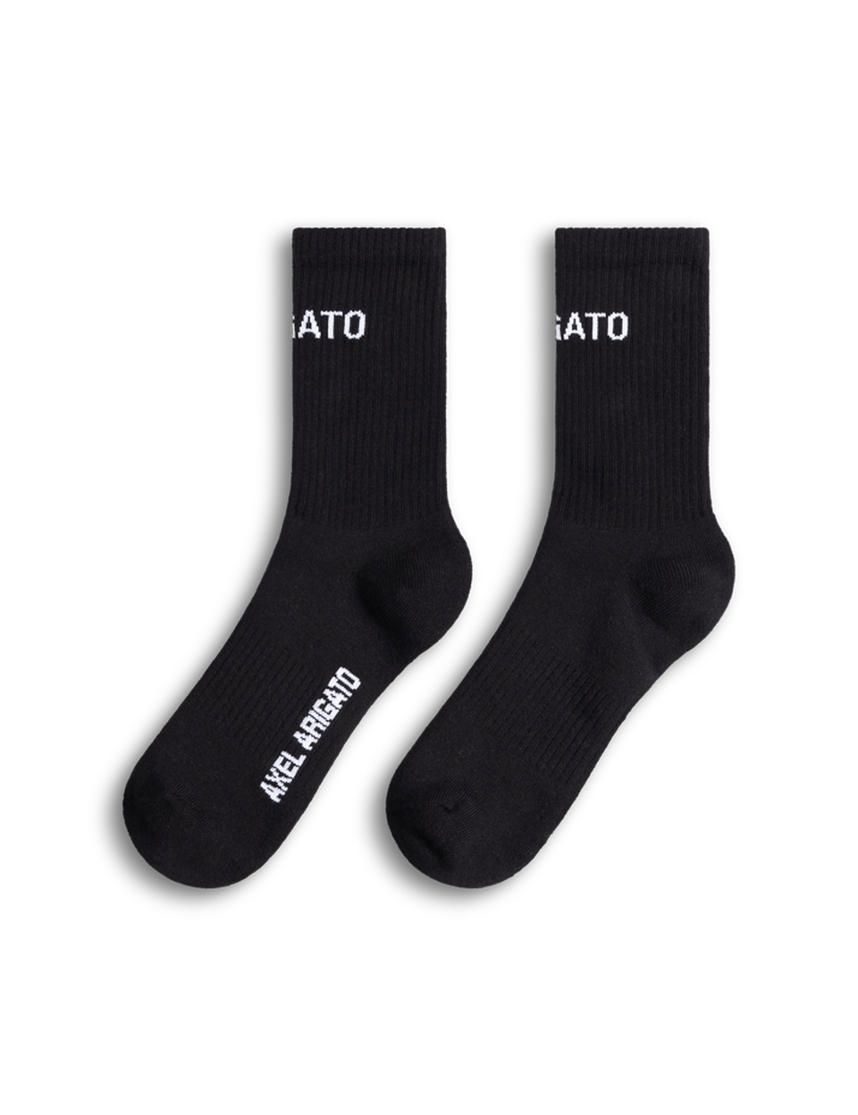 Arigato Logo Tube Socks axel arigato Arigato Logo Tube Socks Black