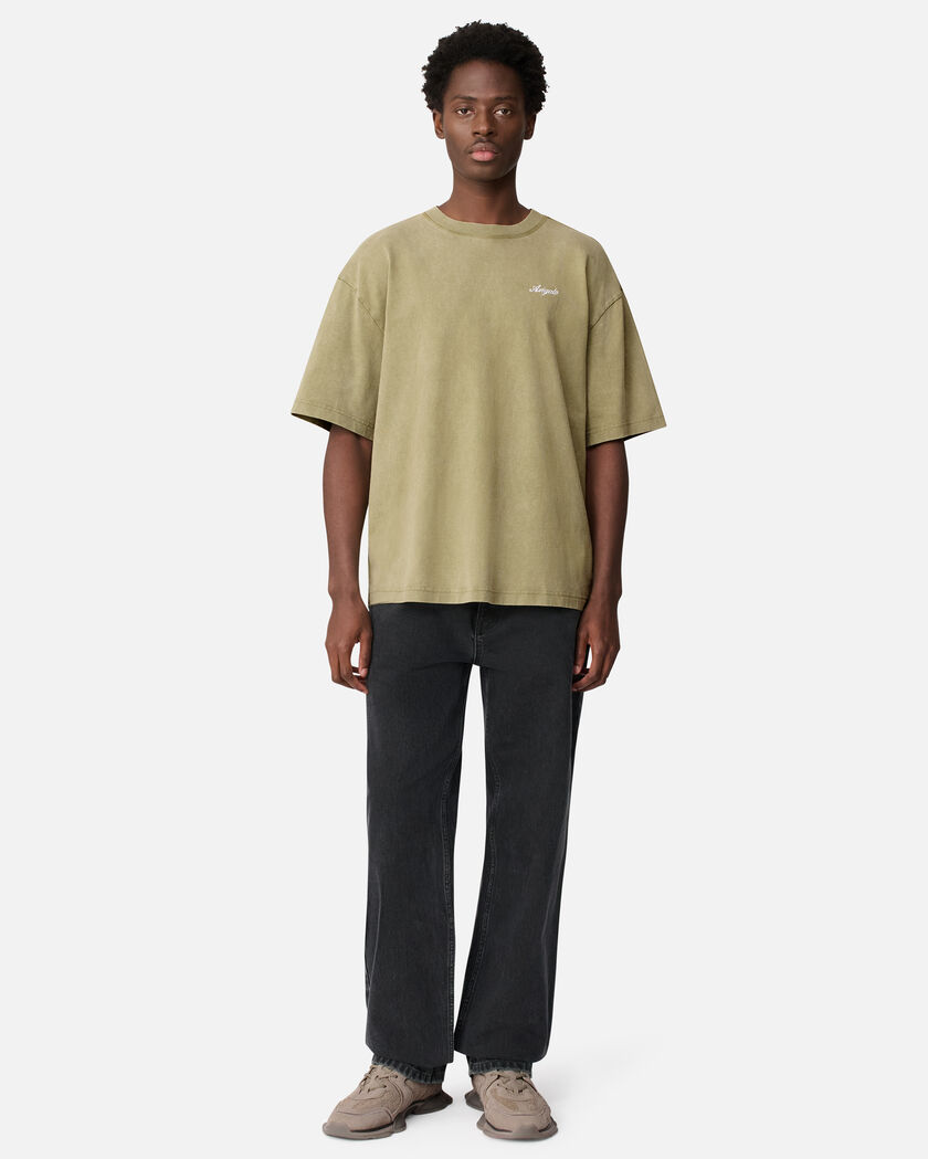 Honor Washed T-Shirt axel arigato Honor Washed T-Shirt Deep Lichen Green