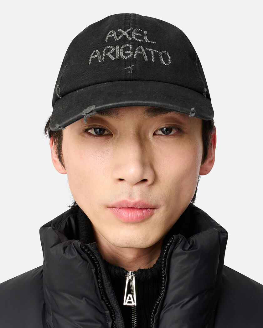 Chain Stitch Cap axel arigato Chain Stitch Cap Black