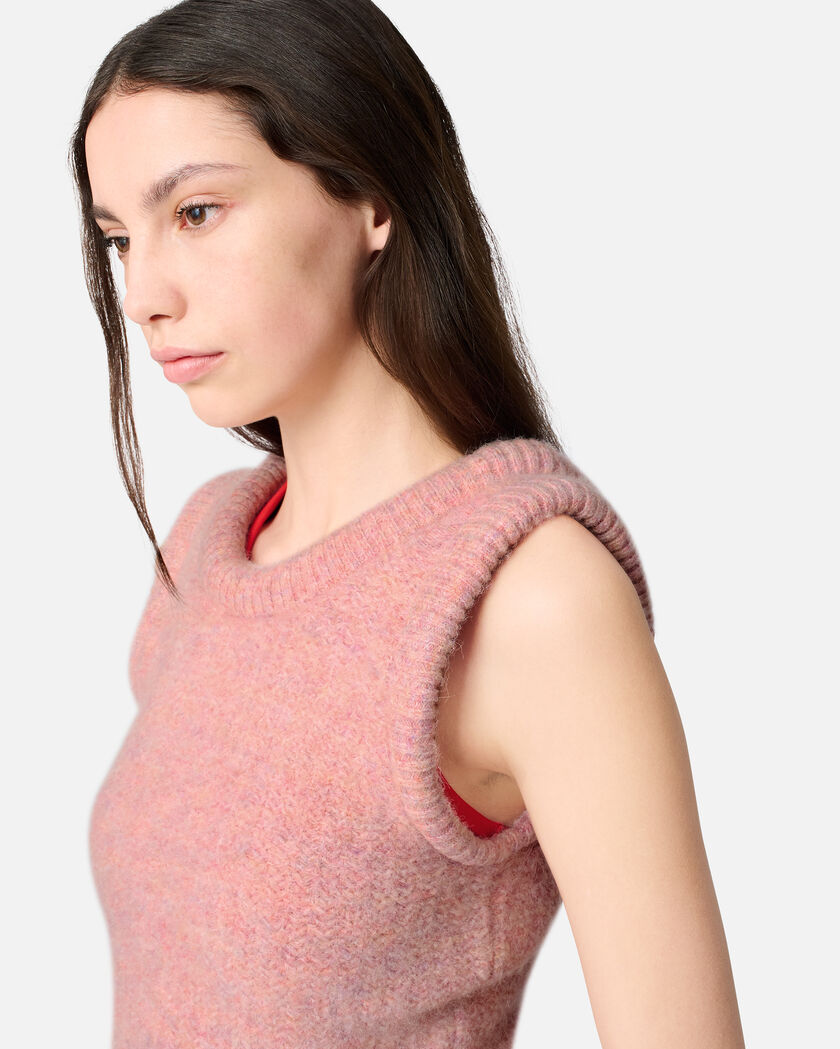 Ana Fluffy Vest axel arigato Ana Fluffy Vest Light Pink