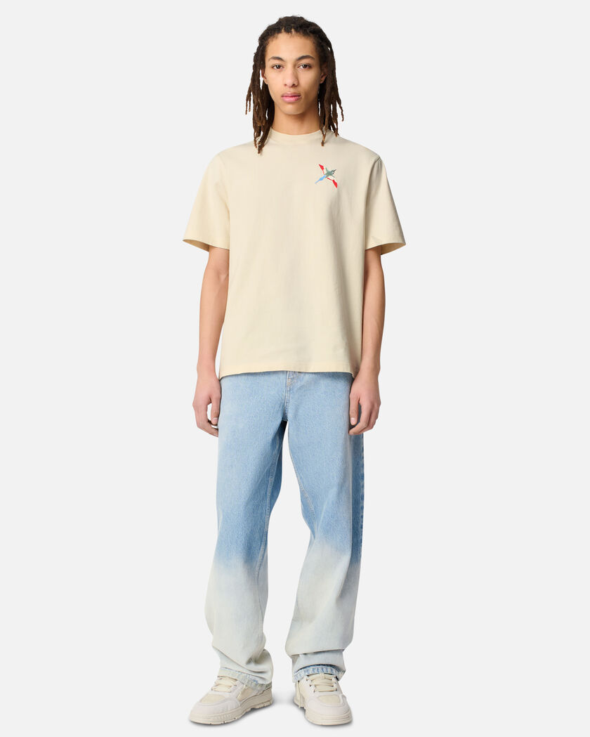 Micro Bee Bird T-Shirt axel arigato Micro Bee Bird T-Shirt Pale Beige