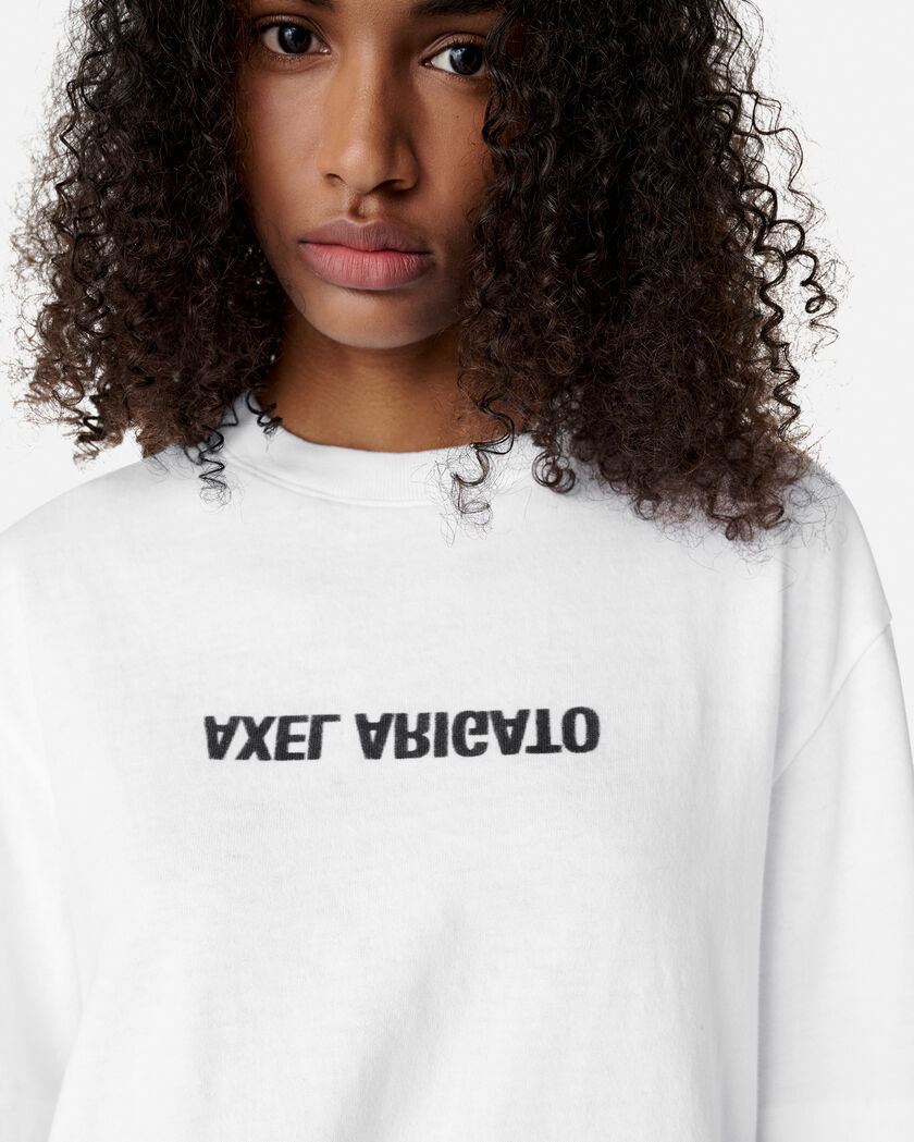 Bubble T-Shirt axel arigato Distort T-Shirt White