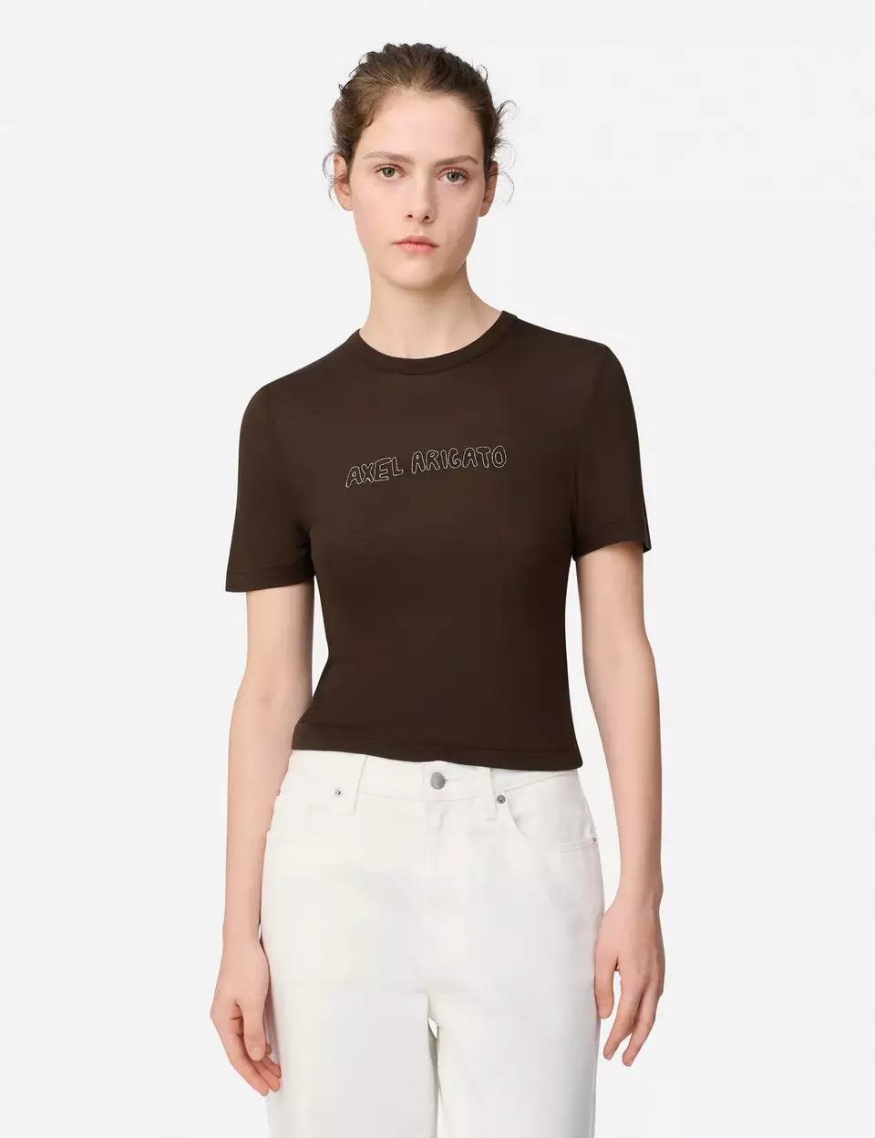 Arigato Sheer Top axel arigato Arigato Sheer Top Dark Brown