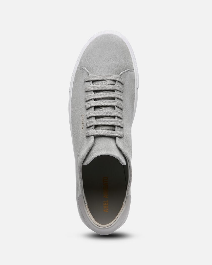 Clean 90 Suede Sneaker axel arigato Clean 90 Suede Sneaker Light Grey/White