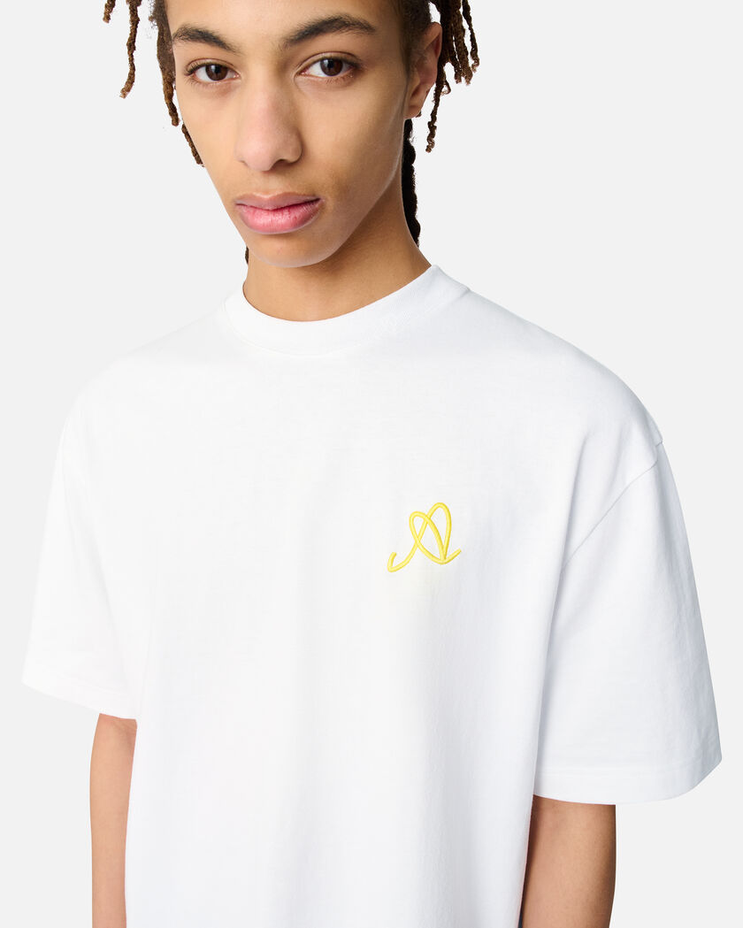 Stitch A T-Shirt axel arigato Stitch A T-Shirt White