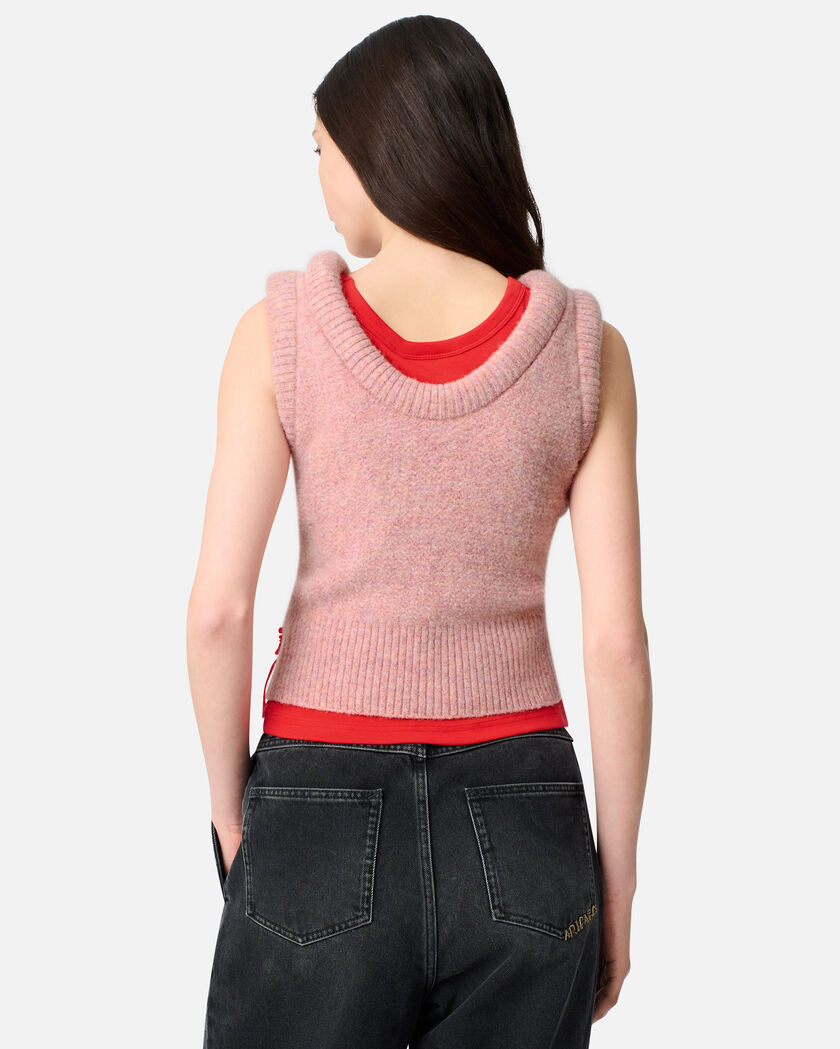 Ana Fluffy Vest axel arigato Ana Fluffy Vest Light Pink