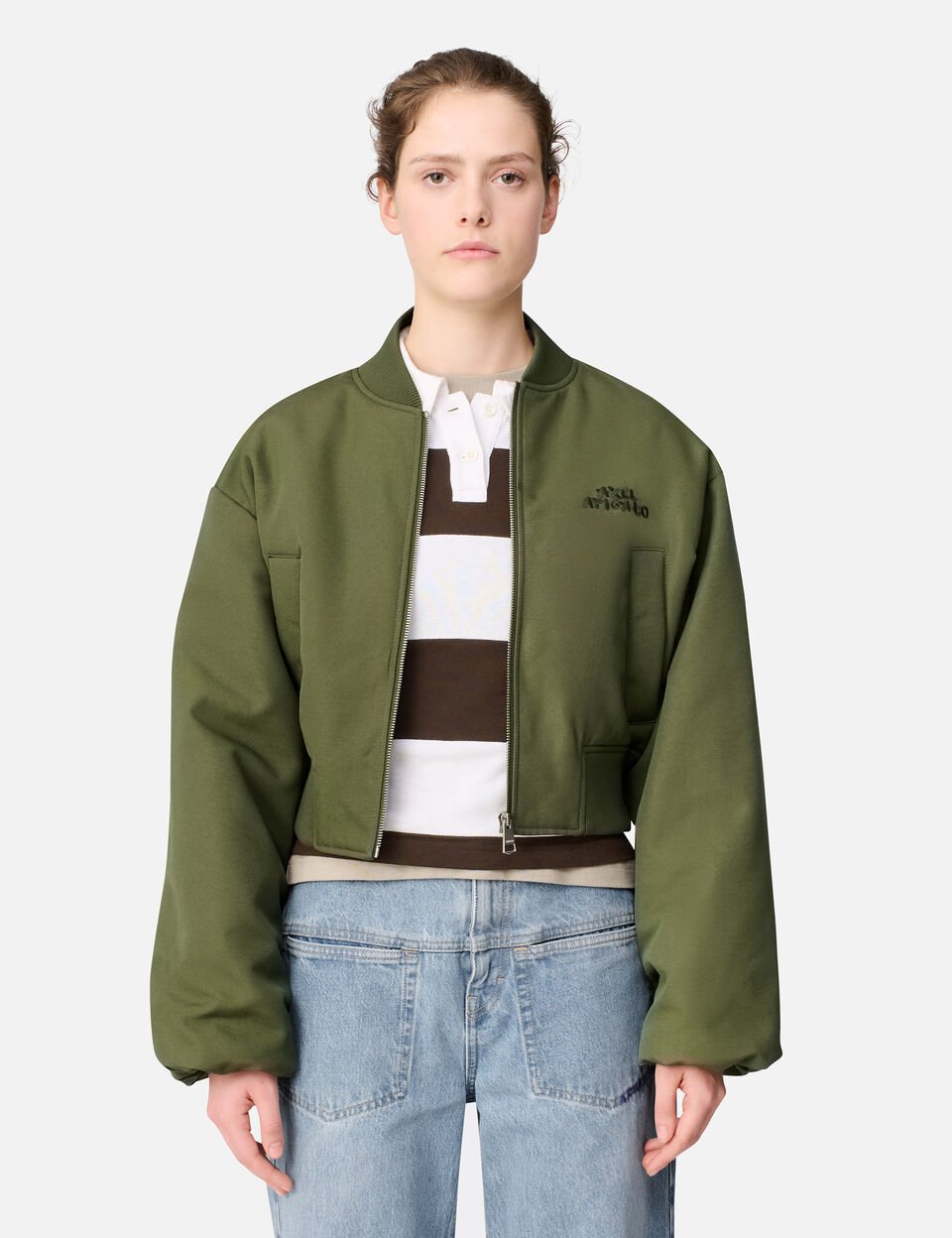 Lola Bomber Jacket axel arigato Lola Bomber Jacket Green