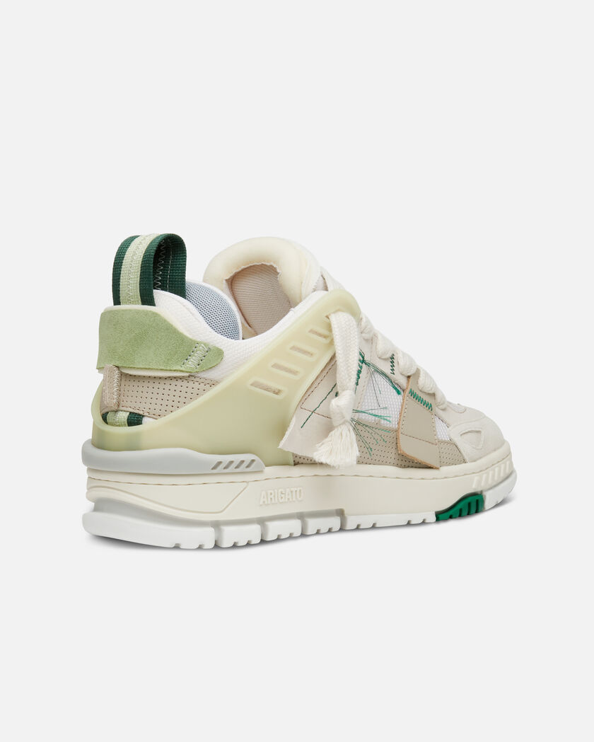 Area Patchwork Sneaker axel arigato Area Patchwork Sneaker Dark Beige/Light Green