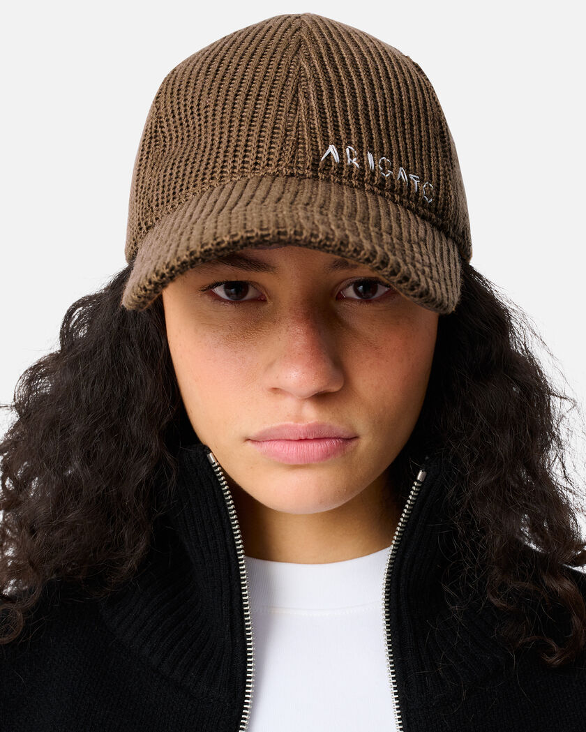 Arigato Knitted Cap axel arigato Arigato Knitted Cap Brown