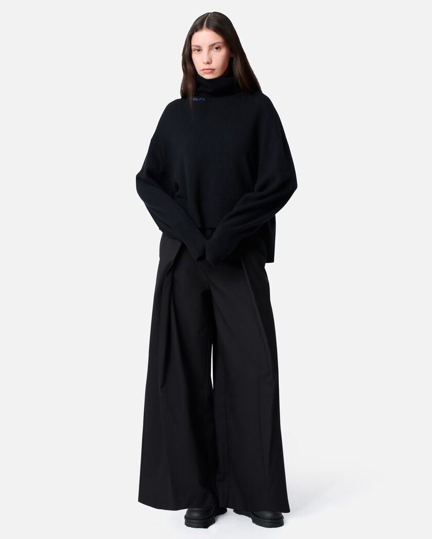 Maeve Cropped Sweater axel arigato Maeve Cropped Sweater Navy