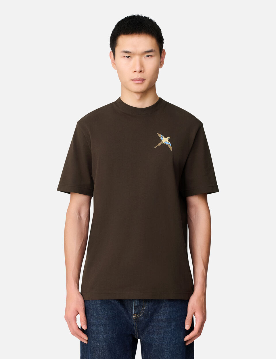 Micro Bee Bird T-Shirt axel arigato Micro Bee Bird T-Shirt Dark Brown