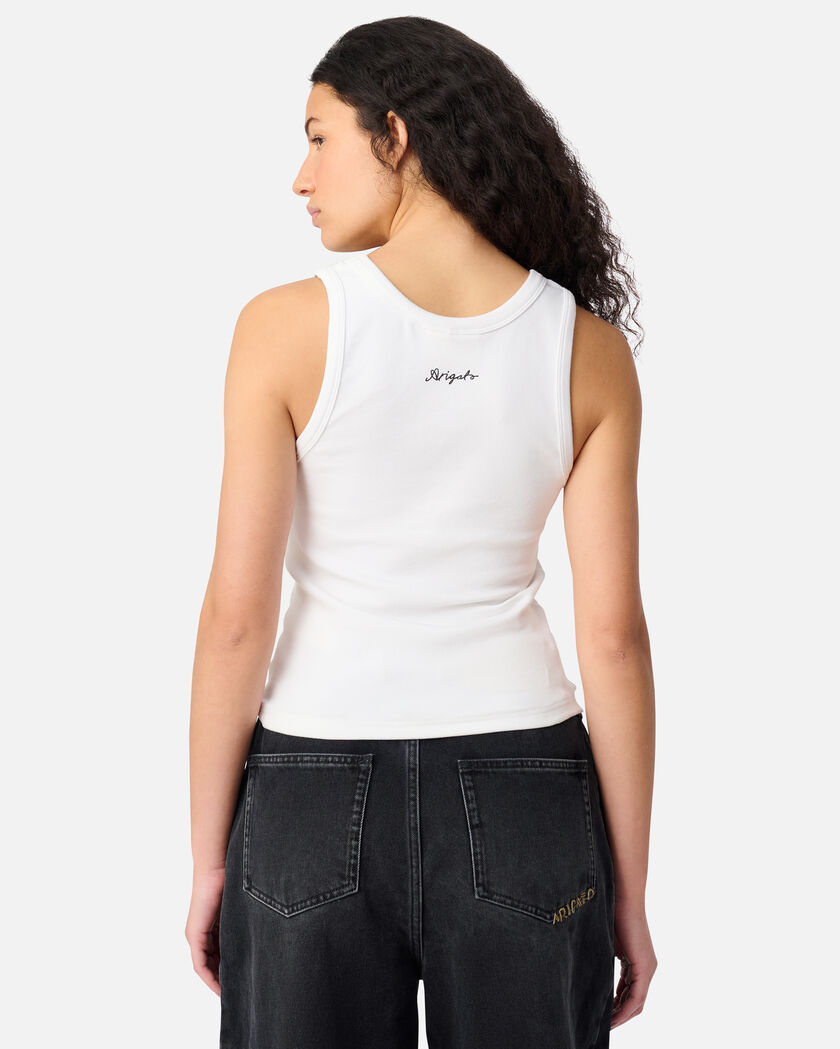 Traced Tank Top axel arigato Traced Tank Top White