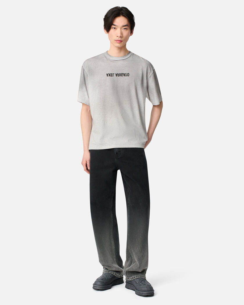 Distort Light T-Shirt axel arigato Distort Light T-Shirt Grey Melange