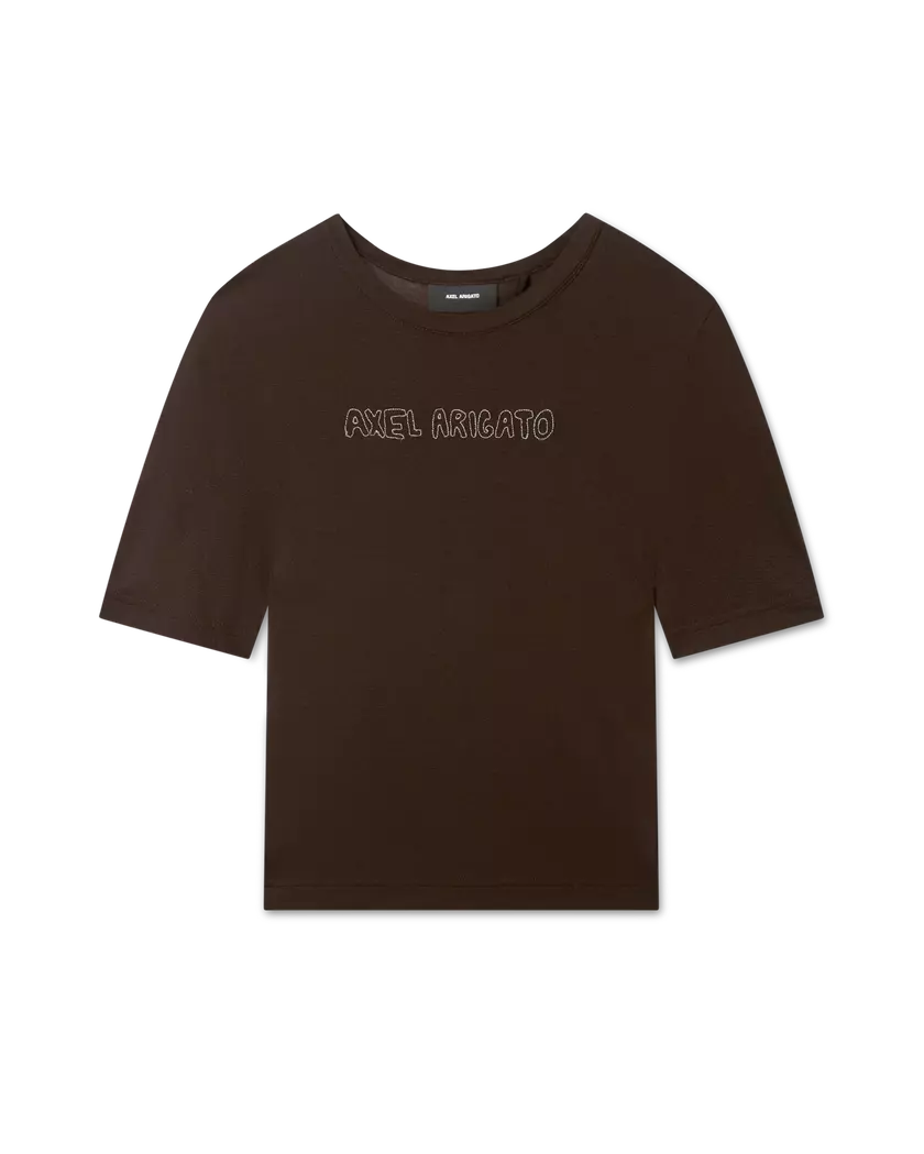 Arigato Sheer Top axel arigato Arigato Sheer Top Dark Brown
