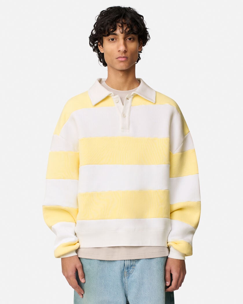 Shift Striped Sweatshirt axel arigato Shift Striped Sweatshirt Light Yellow