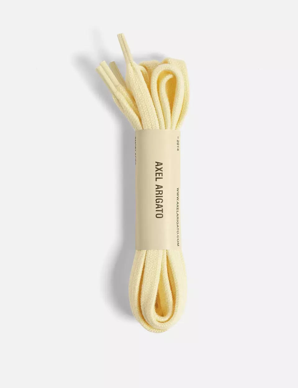 Flat Laces - 125cm axel arigato Flat Laces - 125cm Light Yellow