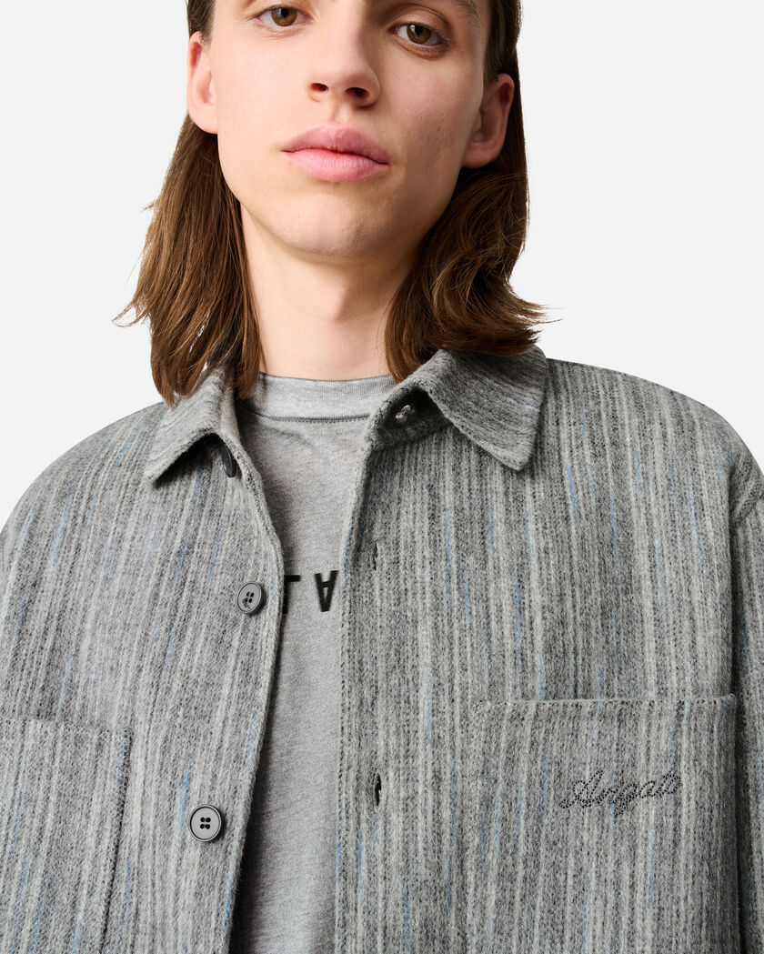 Aidan Striped Shirt axel arigato Aidan Striped Shirt Grey