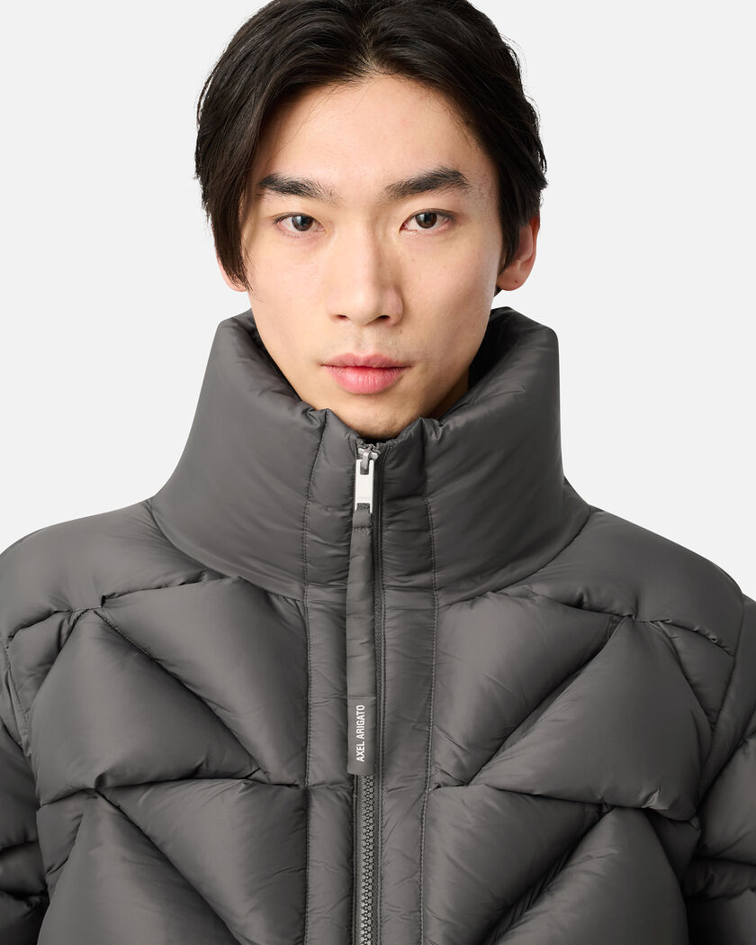 Knit Puffer Jacket axel arigato Knit Puffer Jacket Ash Grey