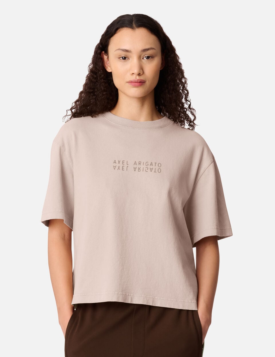 Reflection T-Shirt axel arigato Reflection T-Shirt Dark Beige