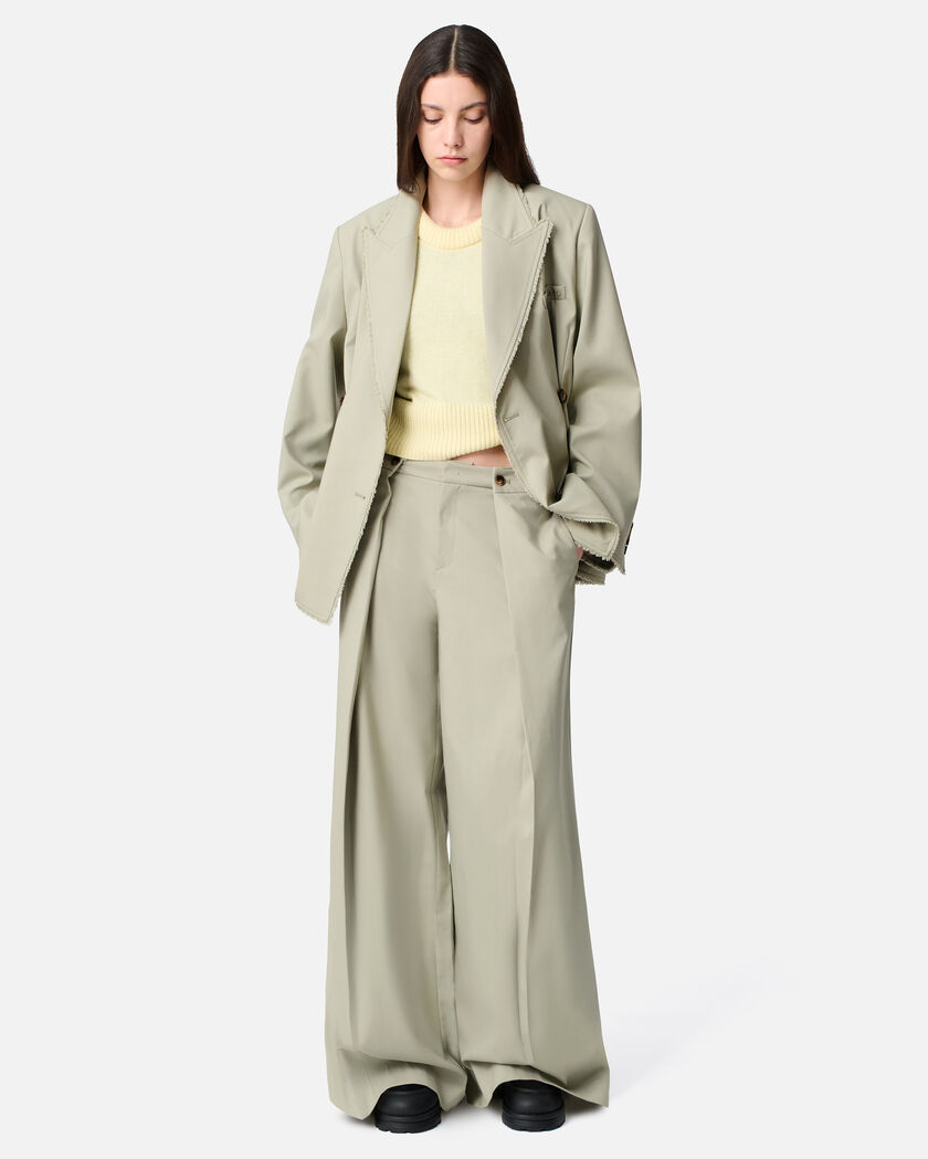 Thea Frayed Blazer axel arigato Thea Frayed Blazer Dusty Green