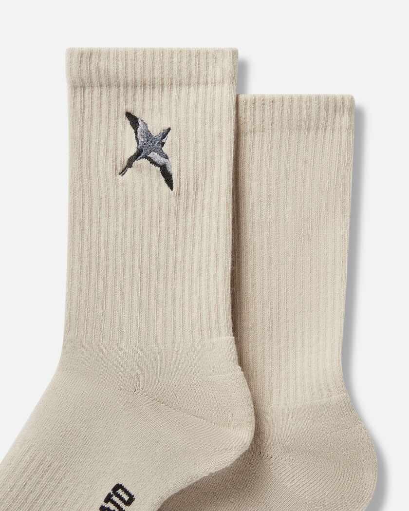 Bee Bird Tube Socks axel arigato Bee Bird Tube Socks Pale Beige