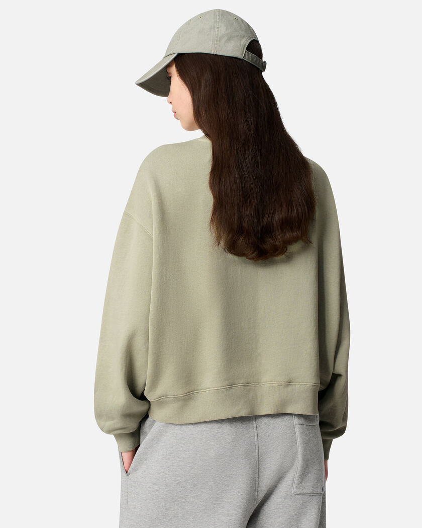 Distort Washed Sweatshirt axel arigato Distort Washed Sweatshirt Dusty Green