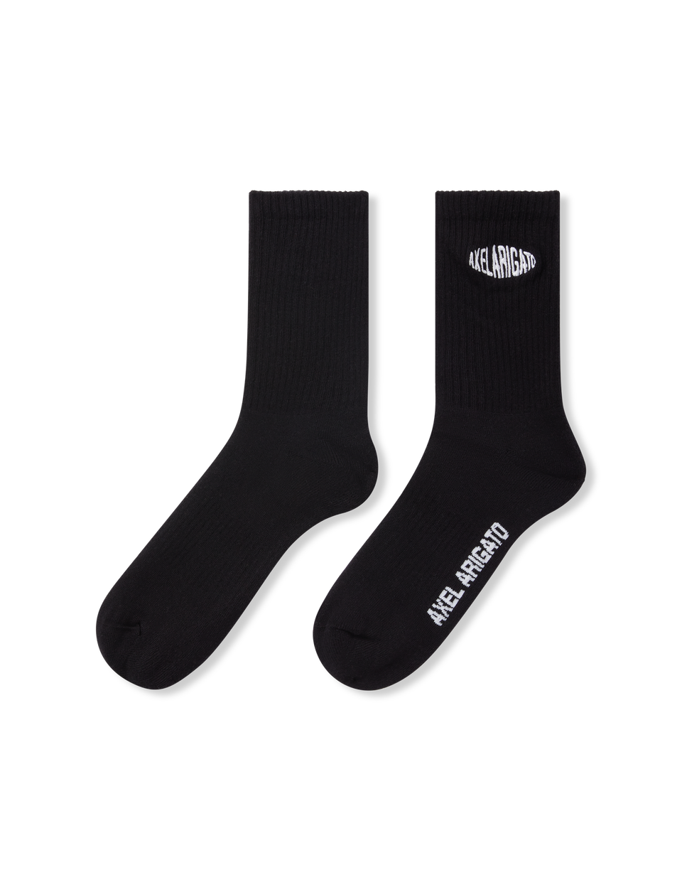 Distort Logo Socks axel arigato Distort Logo Socks Black