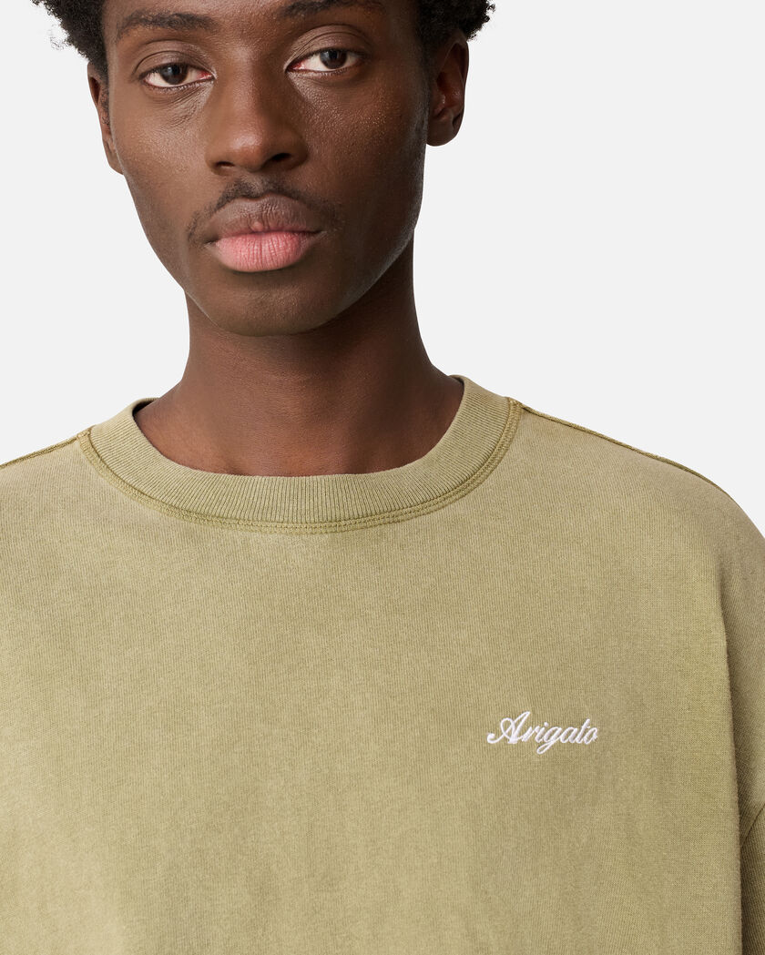 Honor Washed T-Shirt axel arigato Honor Washed T-Shirt Deep Lichen Green