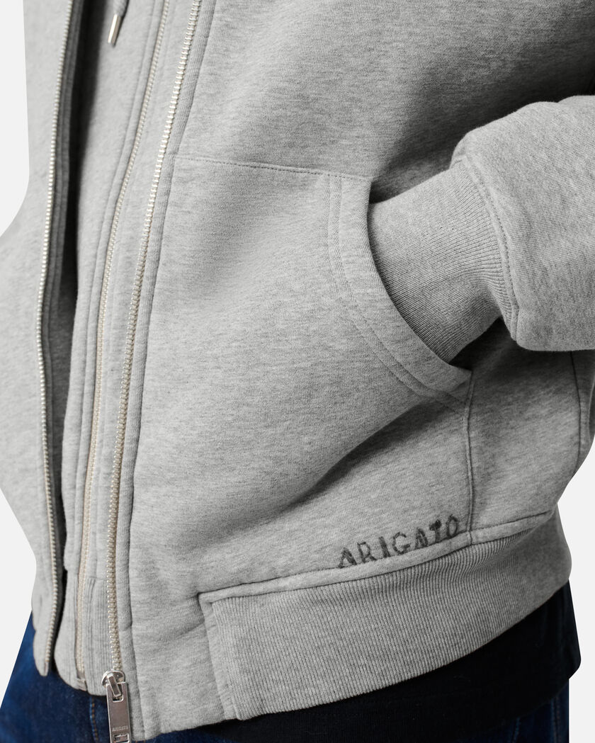 Trey Melange Hoodie axel arigato Trey Melange Hoodie Grey Melange