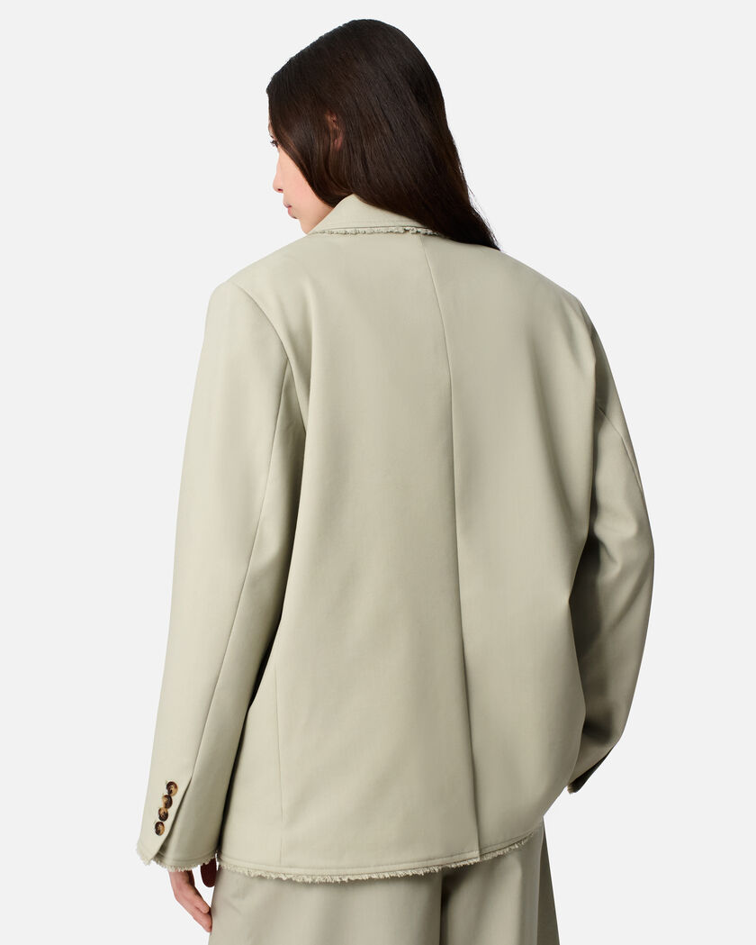 Thea Frayed Blazer axel arigato Thea Frayed Blazer Dusty Green