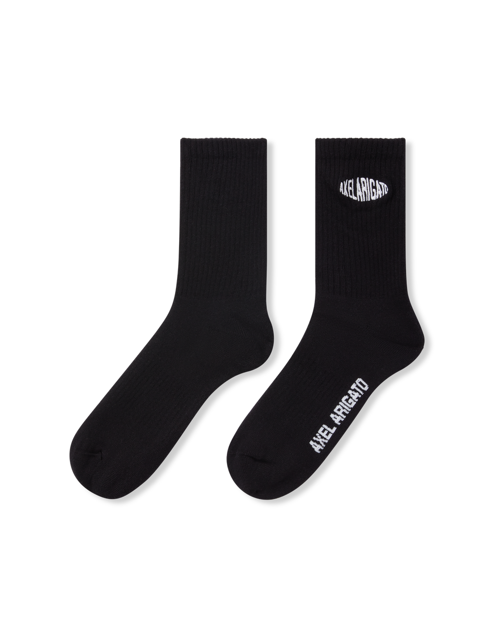 Distort Logo Socks axel arigato Distort Logo Socks Black