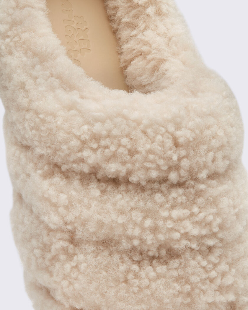 Snail Shearling Mule axel arigato Snail Shearling Mule Off White/Off White