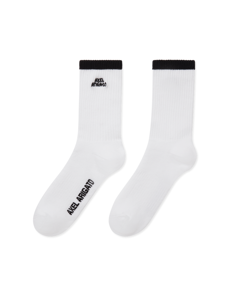 Stripe Logo Socks axel arigato Stripe Logo Socks White/Black