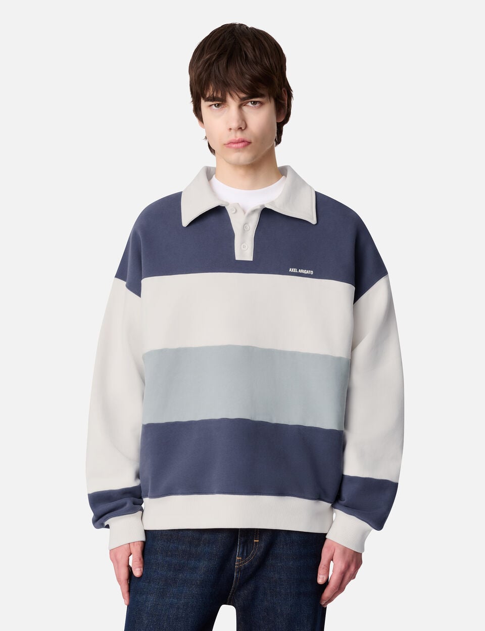 Anchor Polo Sweater axel arigato Anchor Polo Sweater Blue