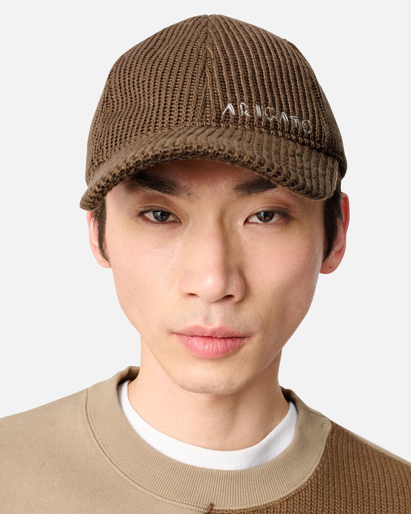 Arigato Knitted Cap axel arigato Arigato Knitted Cap Brown