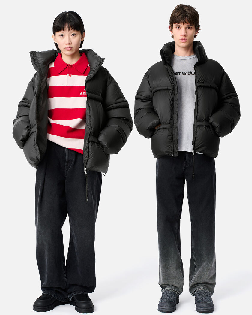 Veil Puffer Jacket axel arigato Veil Puffer Jacket Black