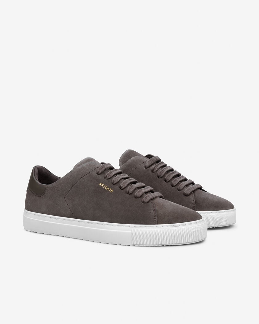 Clean 90 Suede Sneaker axel arigato Clean 90 Suede Sneaker Dk Brown/White
