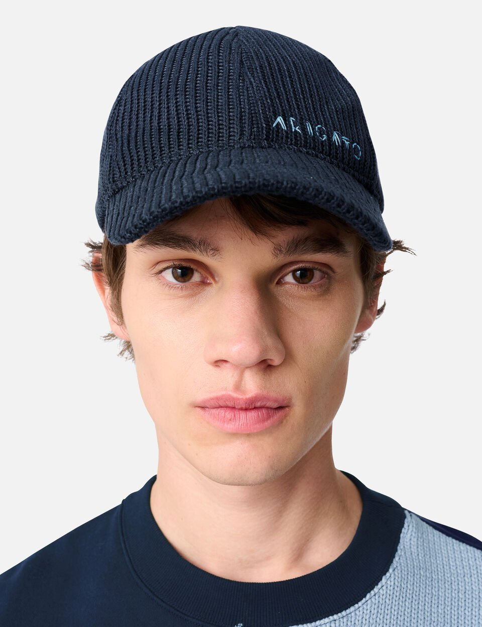 Arigato Knitted Cap axel arigato Arigato Knitted Cap Navy