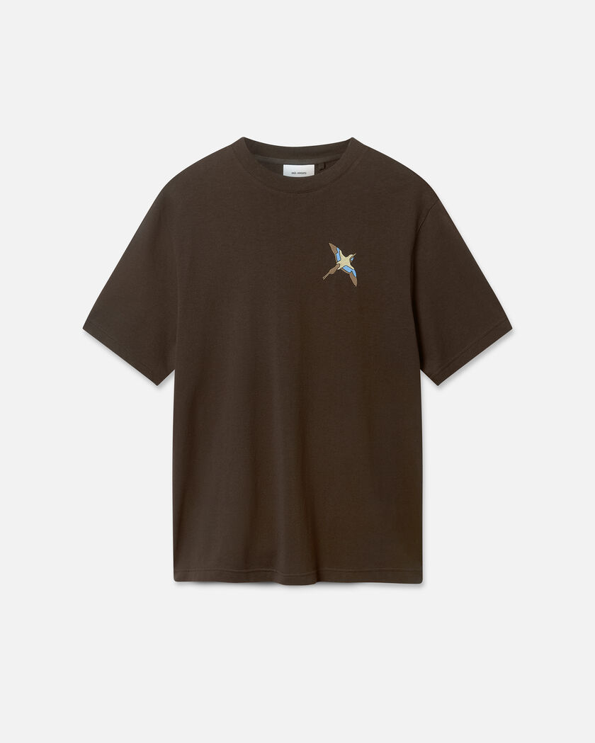 Micro Bee Bird T-Shirt axel arigato Micro Bee Bird T-Shirt Dark Brown