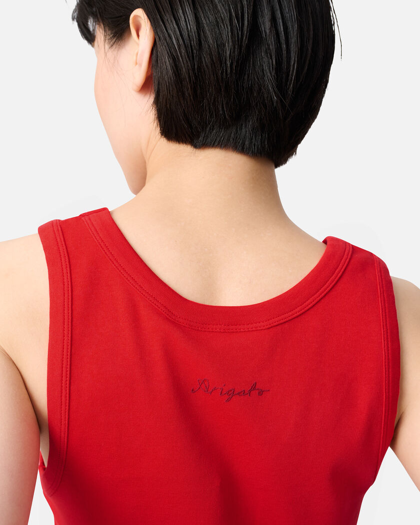Traced Tank Top axel arigato Traced Tank Top Bright Red