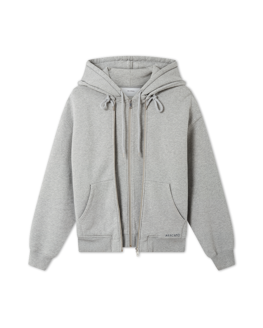 Trey Melange Hoodie axel arigato Trey Melange Hoodie Grey Melange