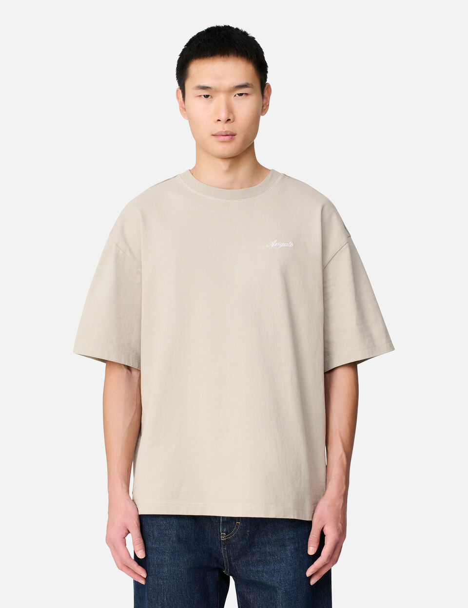 Honor Washed T-Shirt axel arigato Honor T-Shirt Stone