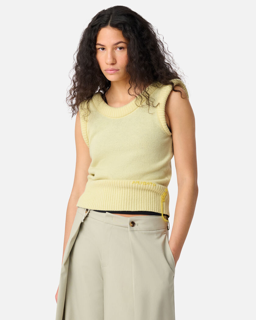 Marla Vest axel arigato Marla Vest Light Yellow